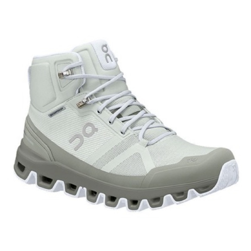 On Running Women's Cloudrock Waterproof Sneaker Mineral/Kelp New Size 6